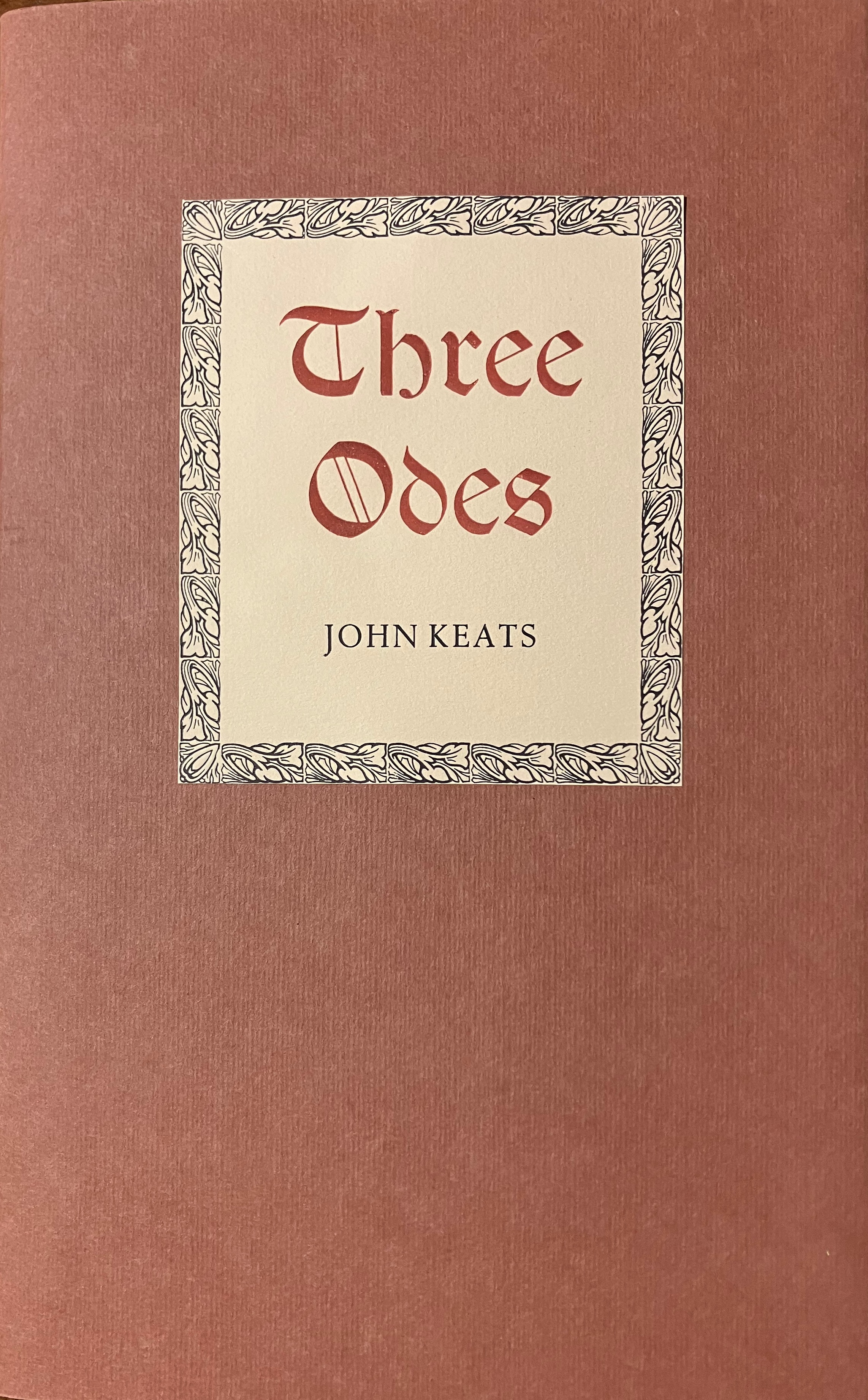 Three Odes
